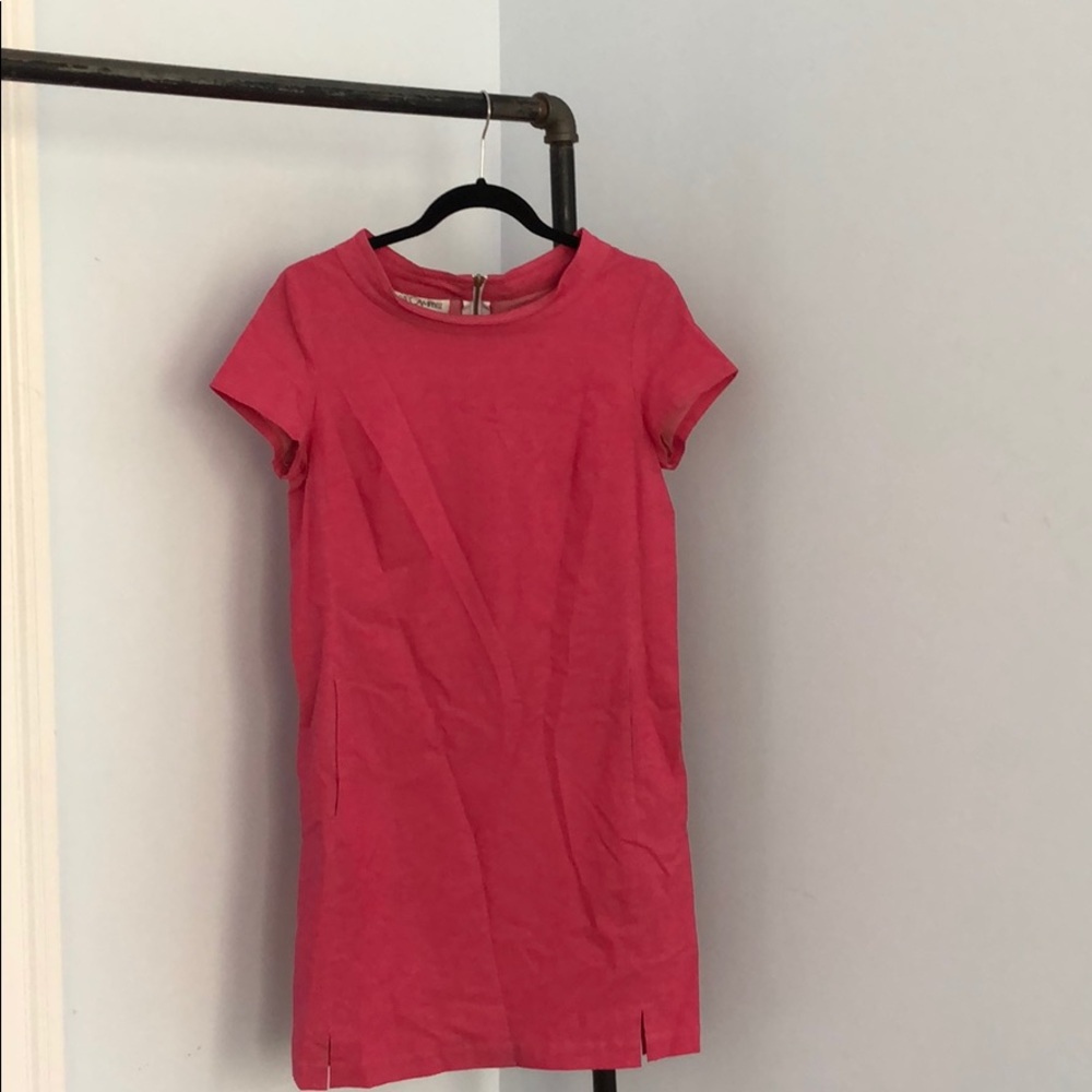 Sara Campbell pink dress